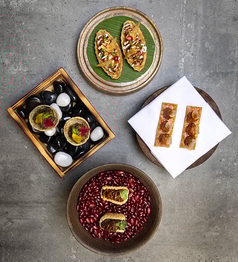 Guests can enjoy the residency's offerings as a tasting menu or à la carte for lunch and dinner